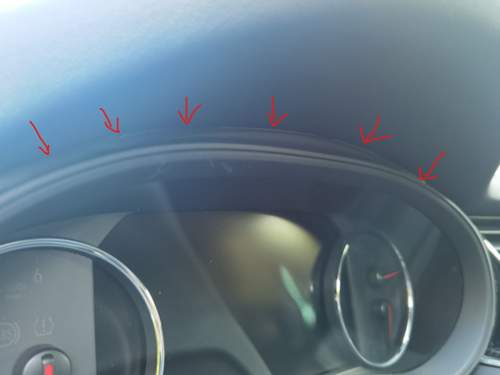 Hier Moosgummi dazwischen schieben