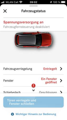 Mercedes Me Spannungsversorgung An Fahrzeug Fernsteuerung Deaktiviert