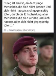 So wahre Worte …bedrückend und traurig zugleich!