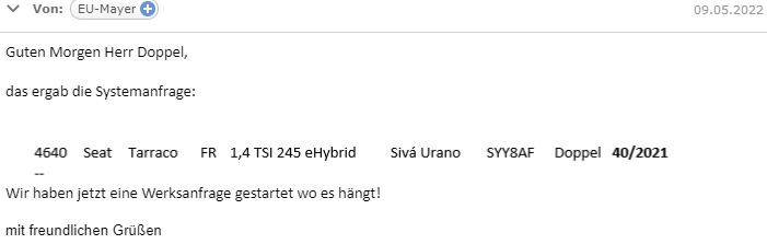 Tarraco Lieferzeiten