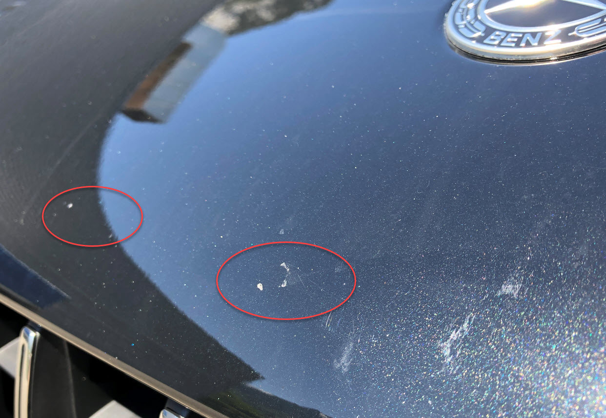 Zahlreiche Steinschläge wegen LKW