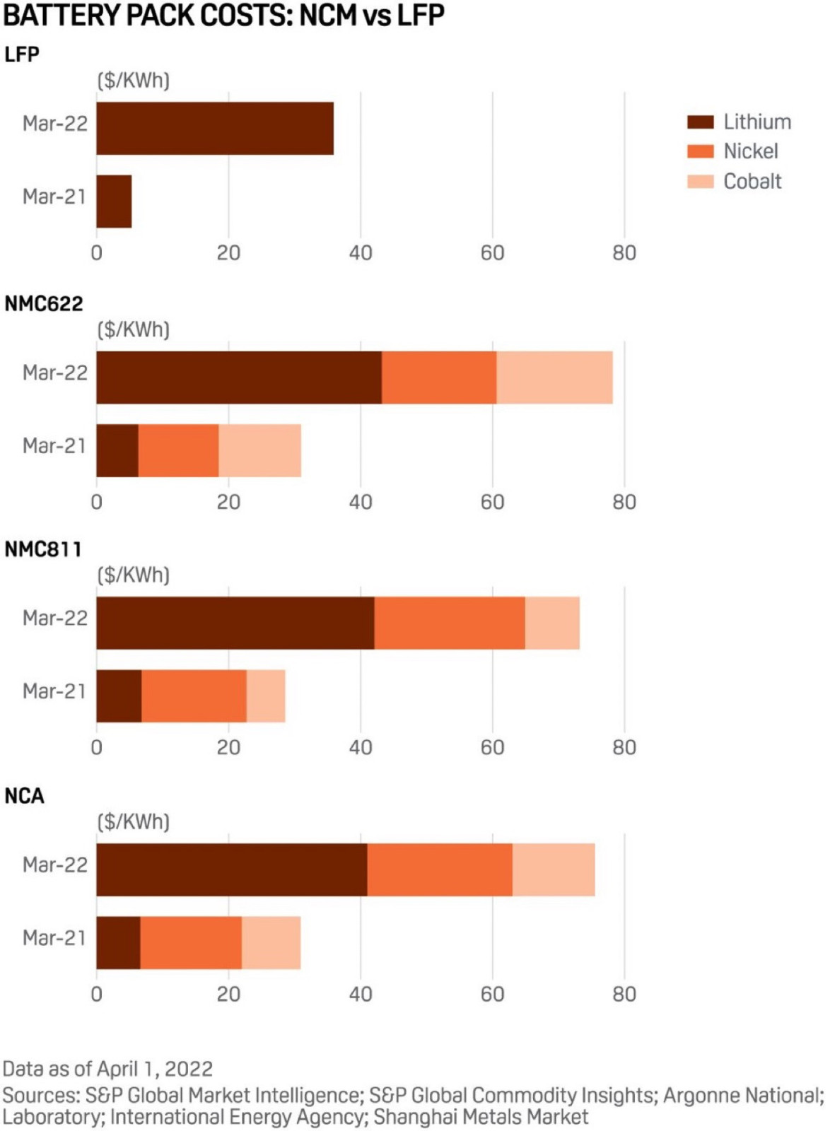 Akkuvarianten im Model Y