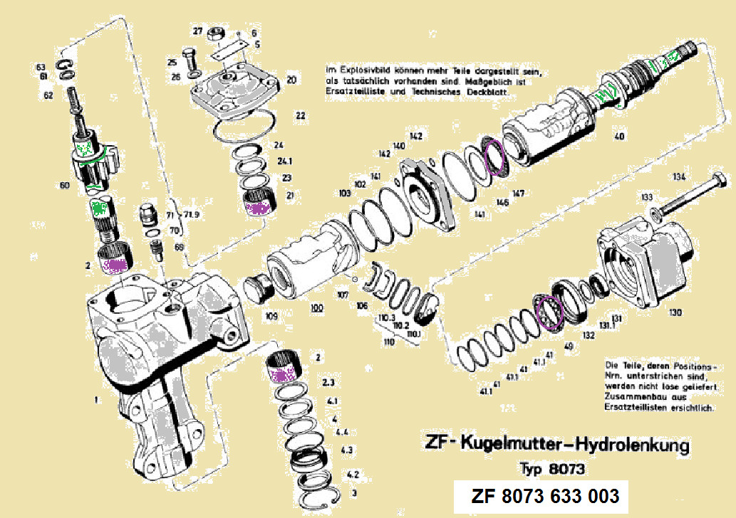 Omega B - X30XE - Unterschied Servopumpe bei mit, oder ohne Servotronic?
