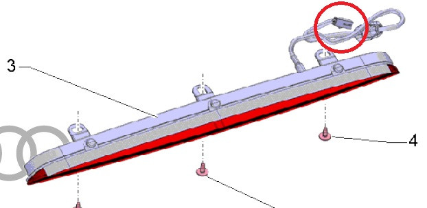 Audi A6 4G drittes bremslicht geht nicht