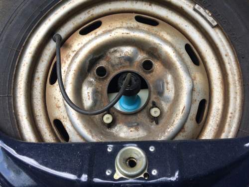 Waschbehälter Luftanschluss