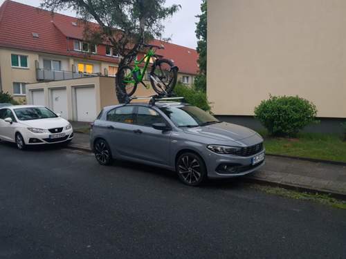 Montiert und beladen