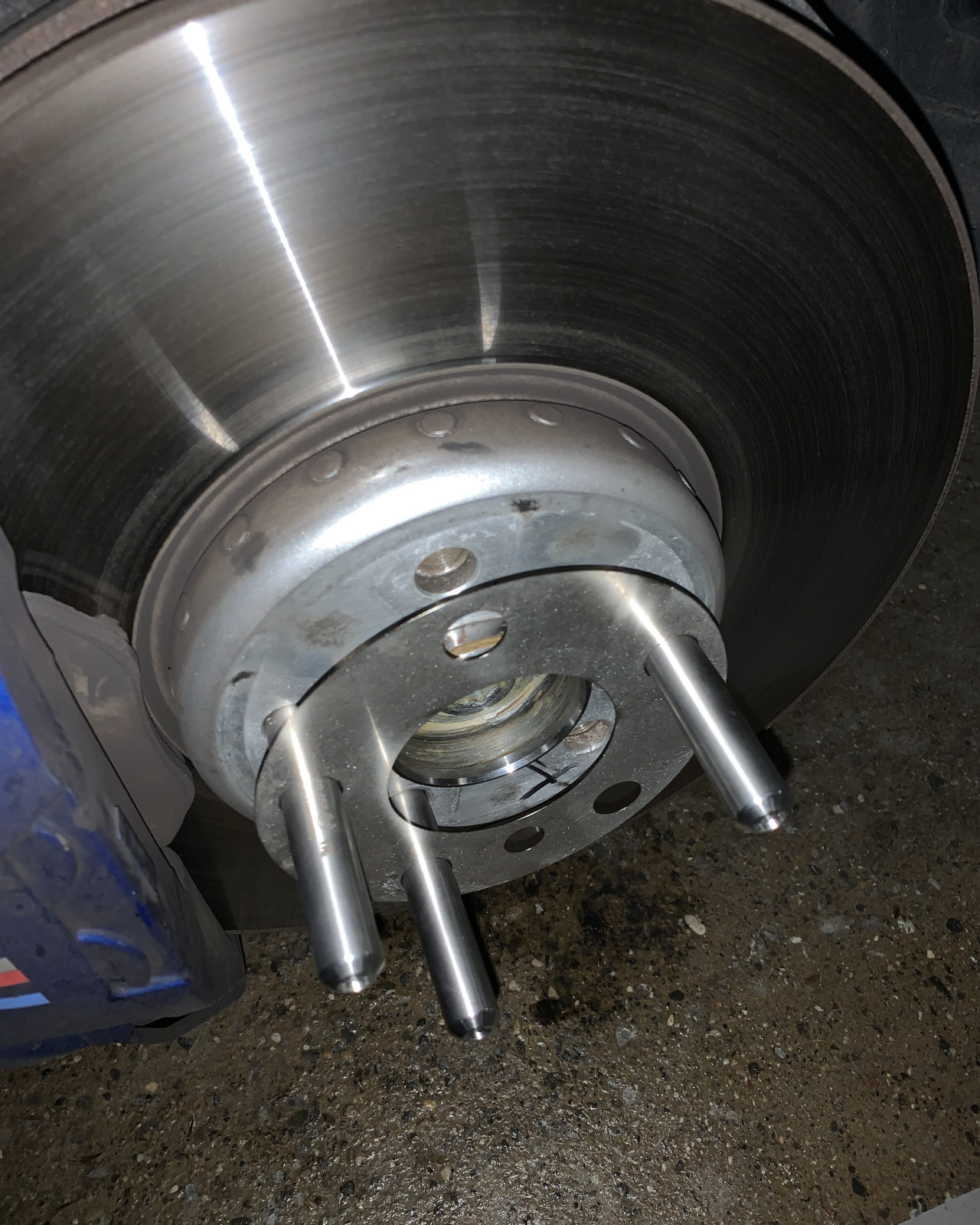 RWE Scheibe auf Centering Tool