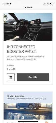 BMW ConnectedDrive Kundenportal - Aktionen, Sonderan...