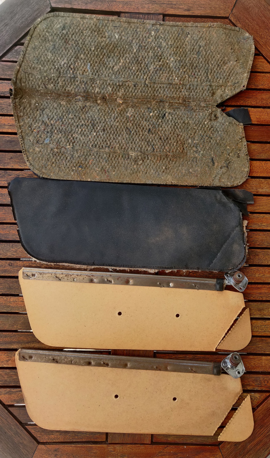 Sonnenblenden neu beziehen, Pontiac Catalina 1973