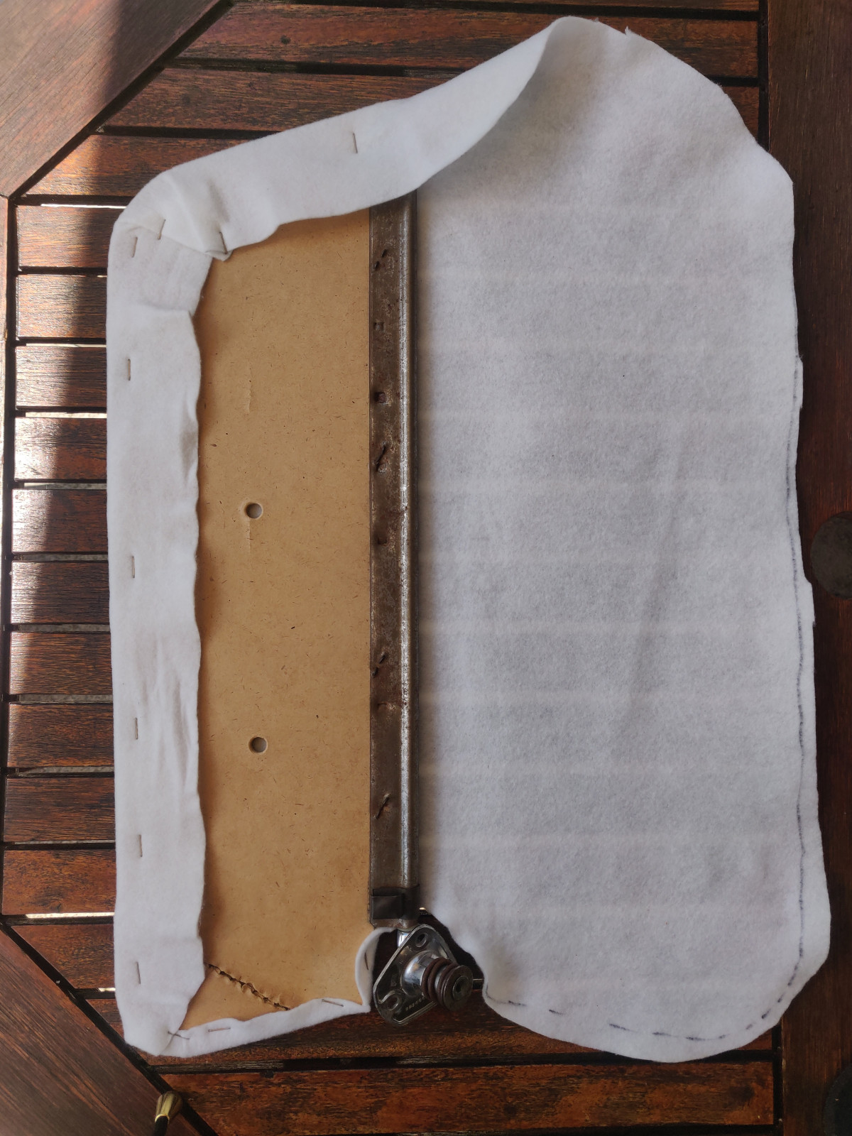 Sonnenblenden neu beziehen, Pontiac Catalina 1973