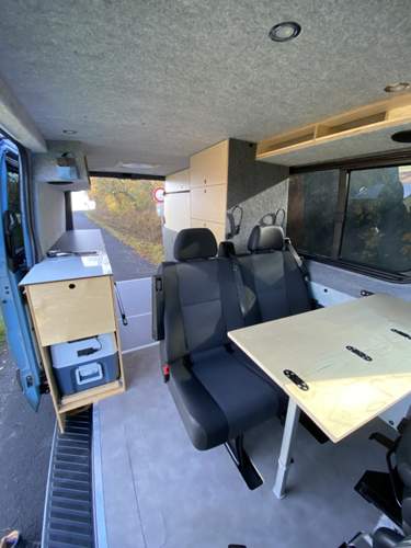 Innenleben unserer Campingbuses