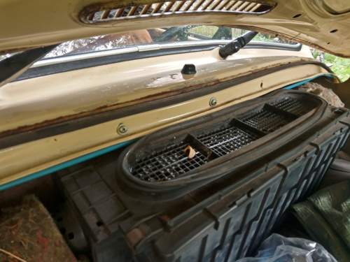 Lüftung unter Motorhaube