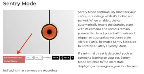 "not relevant" - Anzeige