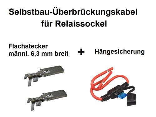Relaisbrücke mit Hängesicherung