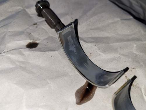 Angeblich frisch gemachte Lagerschalen