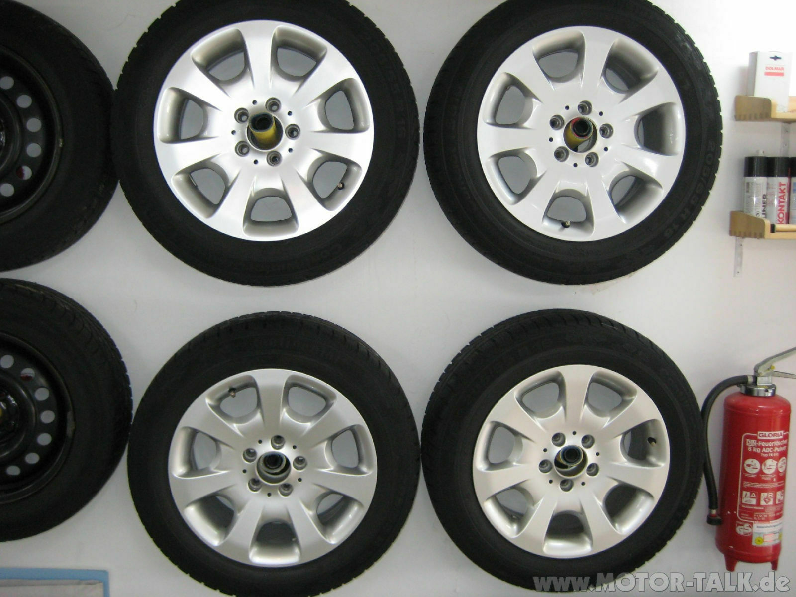 Winterkompletträder 16" auf Alufelgen