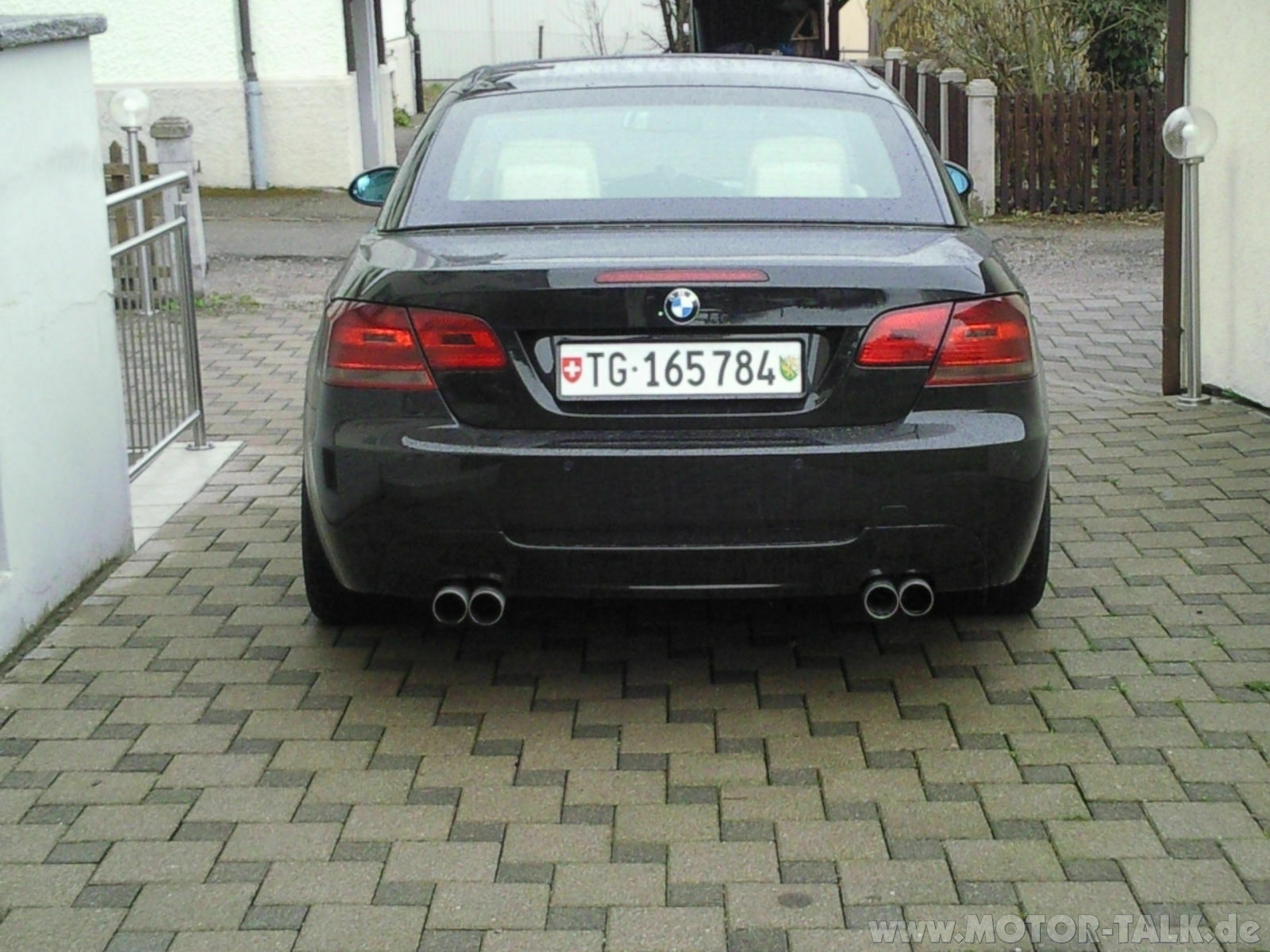 Neuer 325i Cabrio e93 - 04.04.09 - Azuritblack, Indiv. Leder, Hamann 19" -