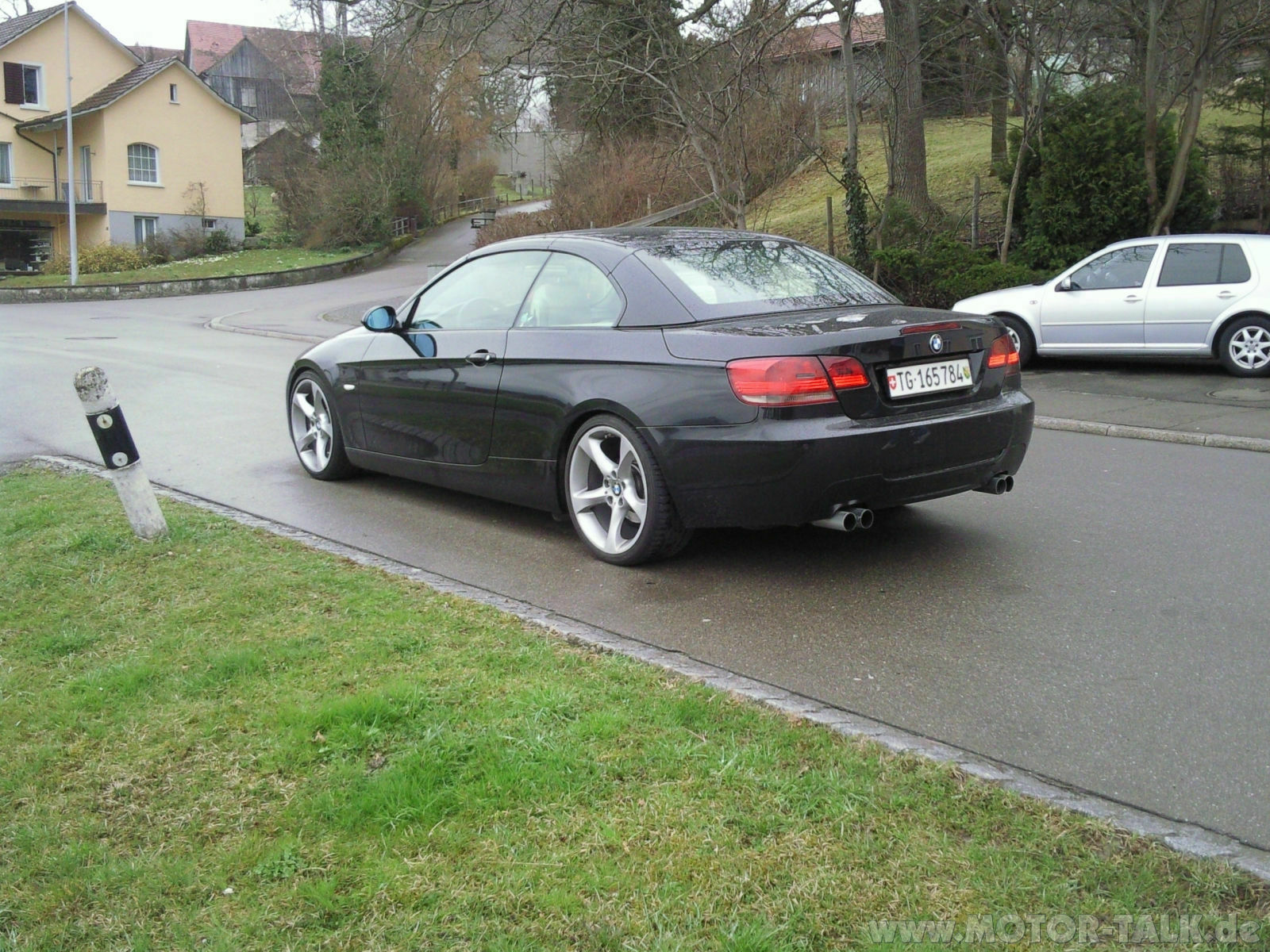 Neuer 325i Cabrio e93 - 04.04.09 - Azuritblack, Indiv. Leder, Hamann 19" -