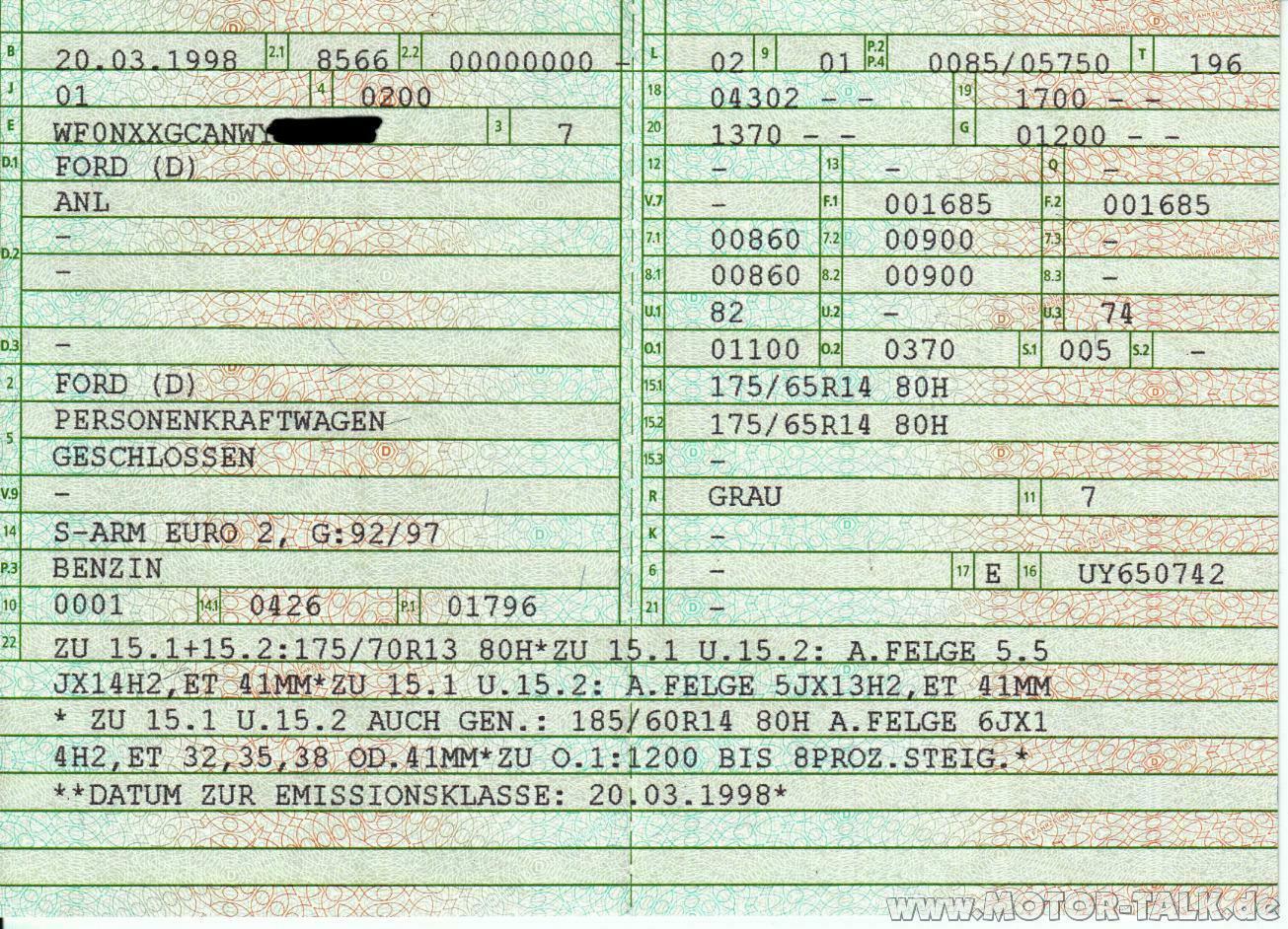 Bekomme ich Probleme-Eingetragen 175 und jetzt drauf 185