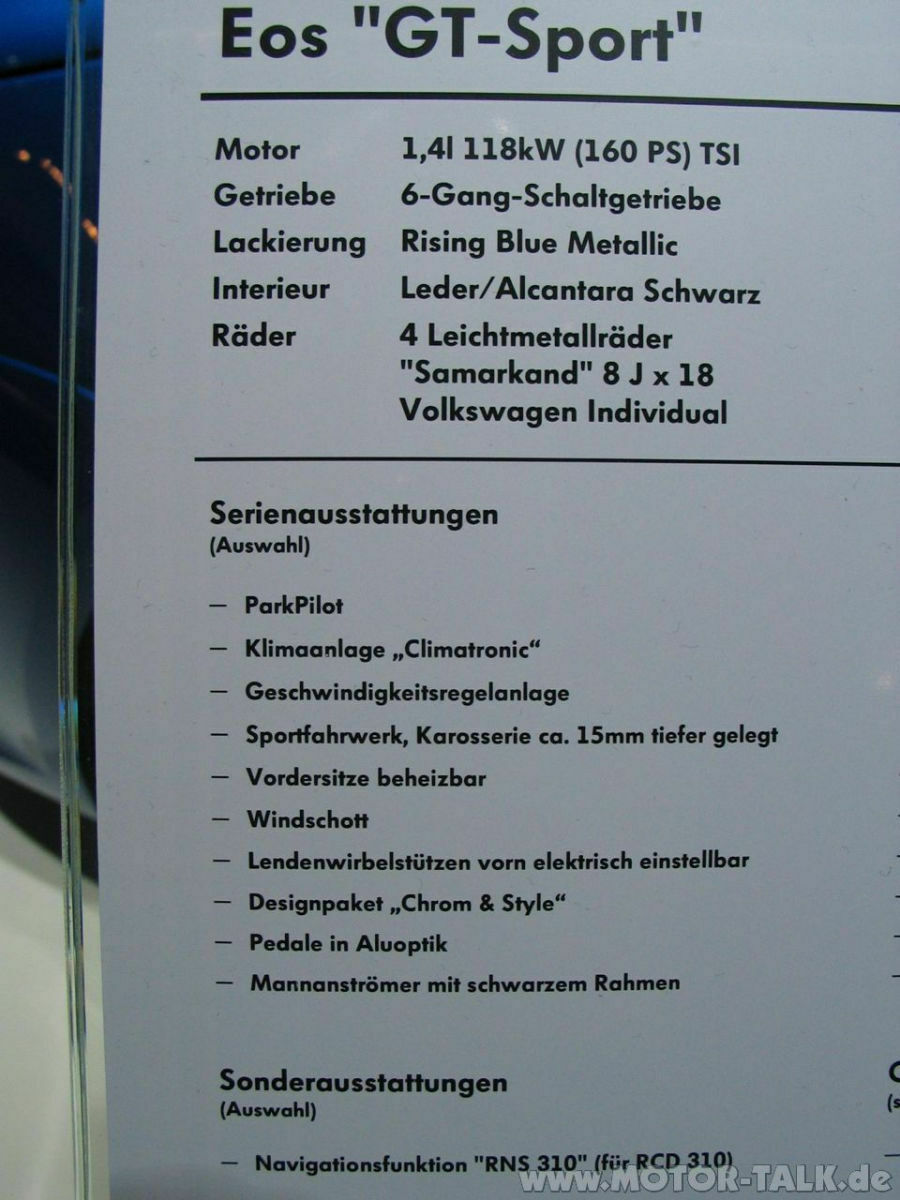 Veränderungen im Modelljahr 2010