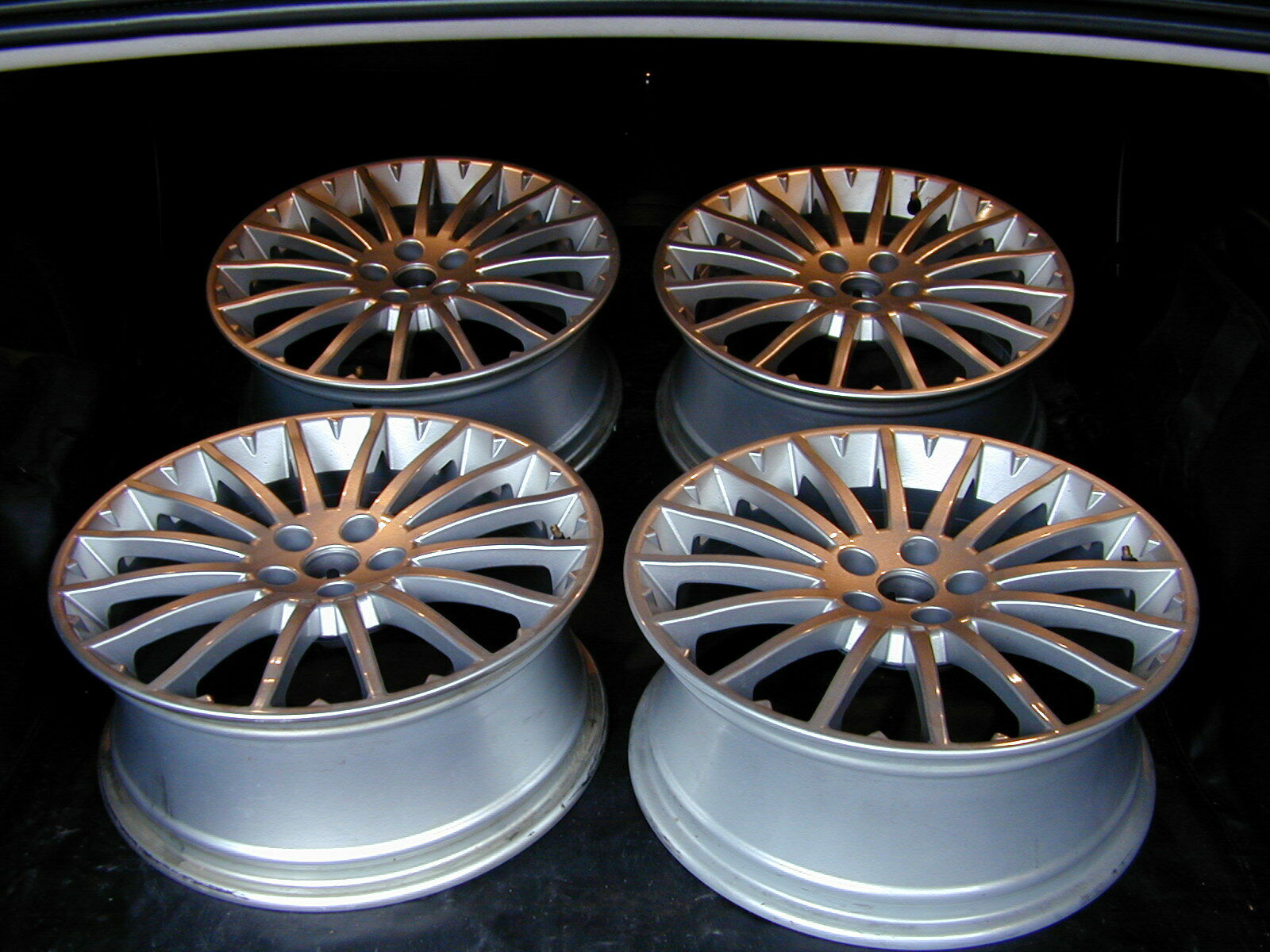 4 orig. ALFA-Felgen 7x17" Speichendesign