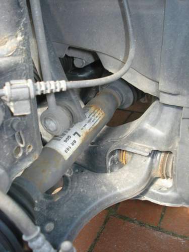 Radaufhängung li.hinten