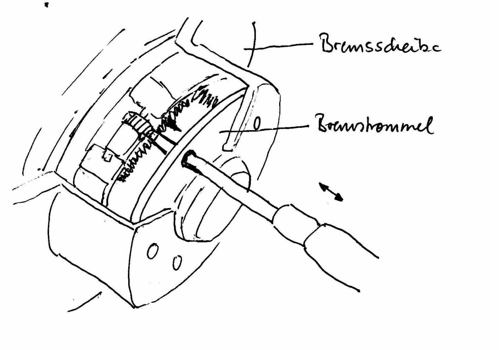 Feststellbremse nachstellen