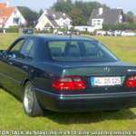 Mercedes e430 von hinten