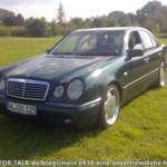 Mercedes e430 schraeg von vorn