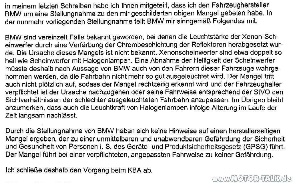 Xenon dunkel trotz Brennertausch