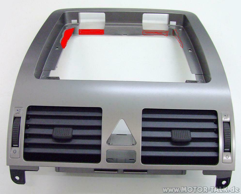 Touran BJ 2007 - Blende für Radio sicher entfernen?