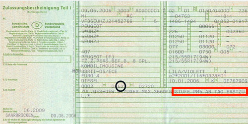 320d bj 12/2003 grüne Plakette ohne Filter?!