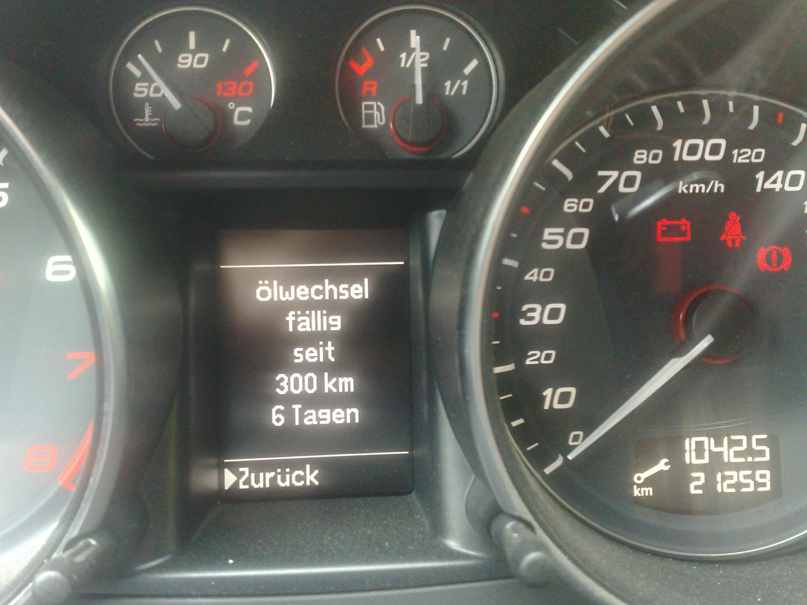 Serviceintervall Audi TTS Roadster