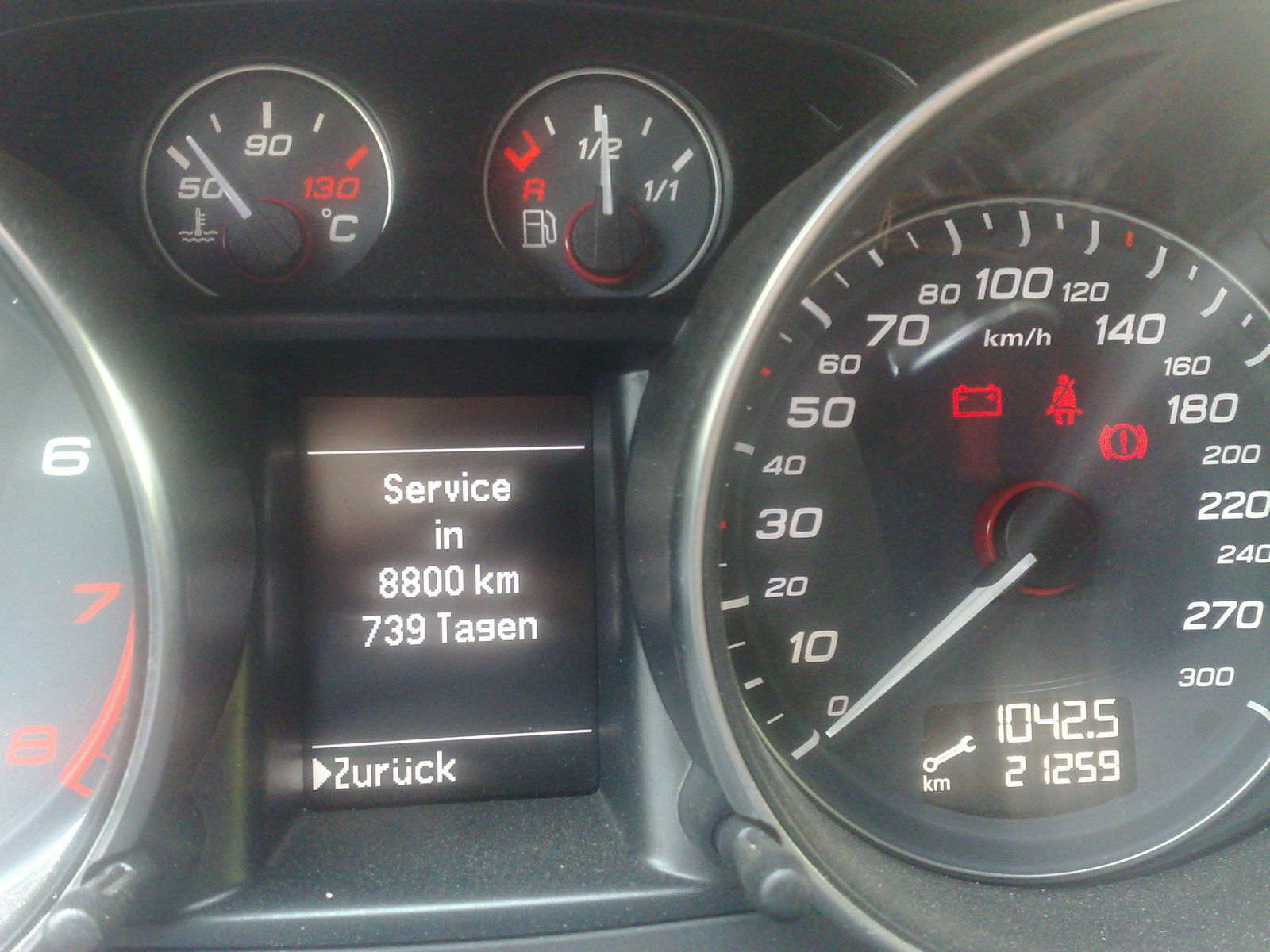 Serviceintervall Audi TTS Roadster