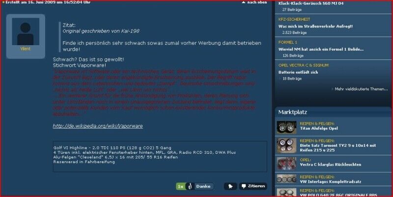 Zenec ZE-NC2010 speziell für Golf VI