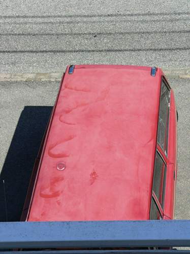 Schlecht poliertes Dach