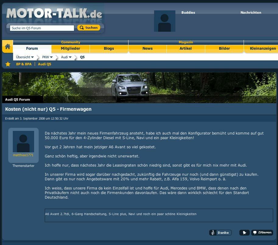 Header Voting im Q5 Forum