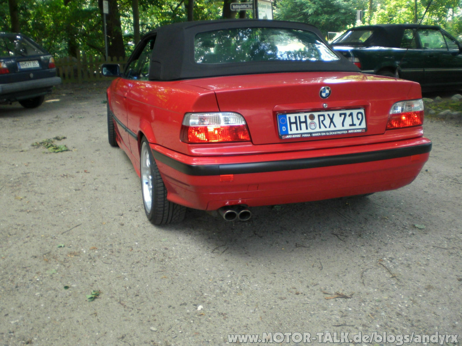 Neue Reifen auf dem BMW Cabrio von 215/45r17 auf 225/45r17 umgerüstet