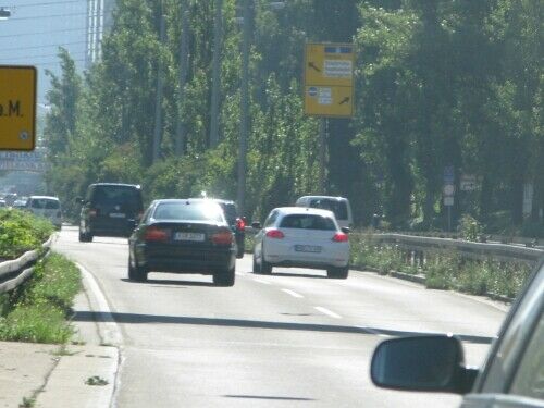 Scirocco auf den Straßen von Frankfurt/M.