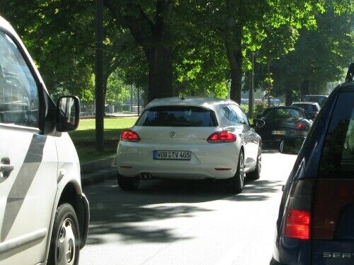 Scirocco auf den Straßen von Frankfurt/M.