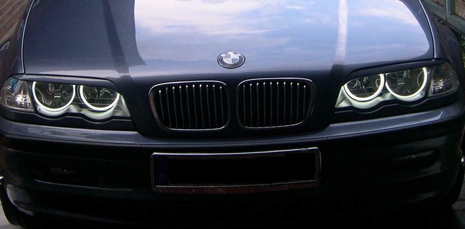 Blinkleuchte Links Für BMW E46 - Vorderer Blinker Schwarz/Weiß 1998-2005