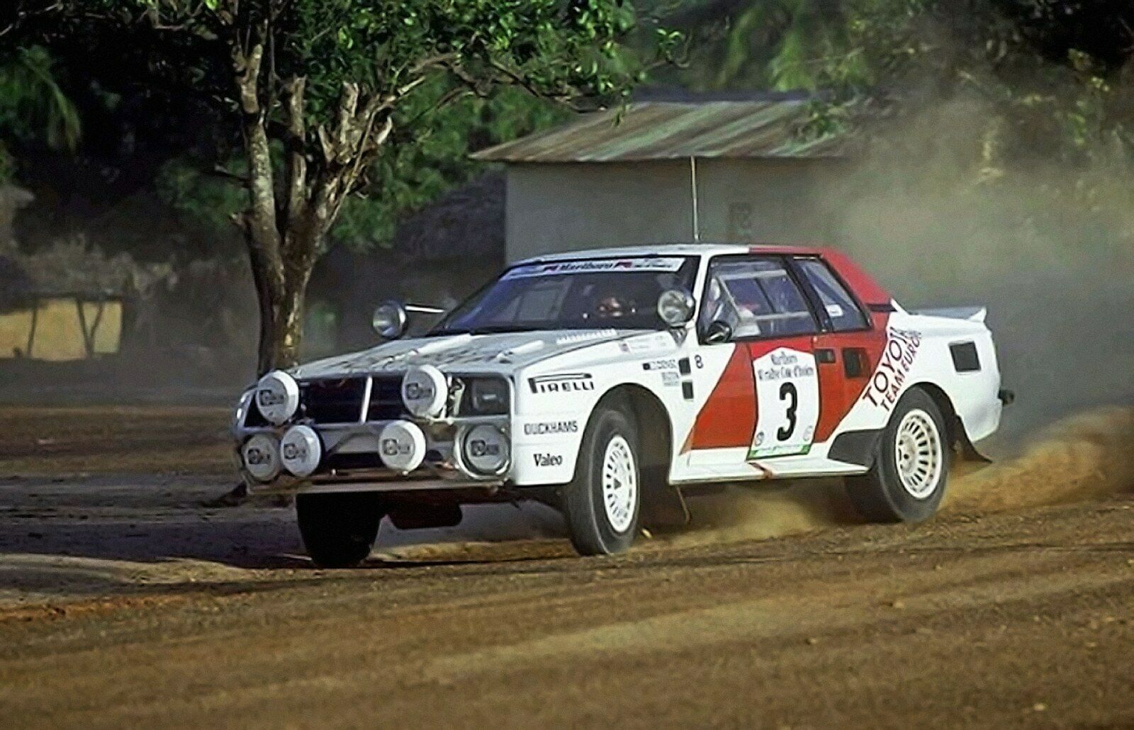 Rallye-Legenden in voller Fahrt