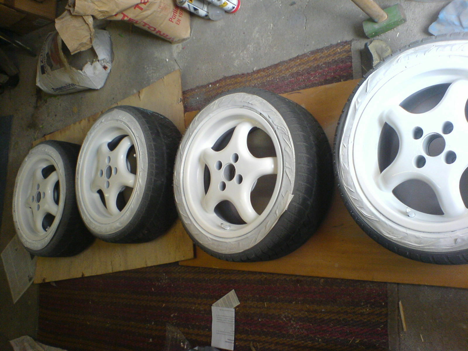 Frisch gelackt in Reinweiss