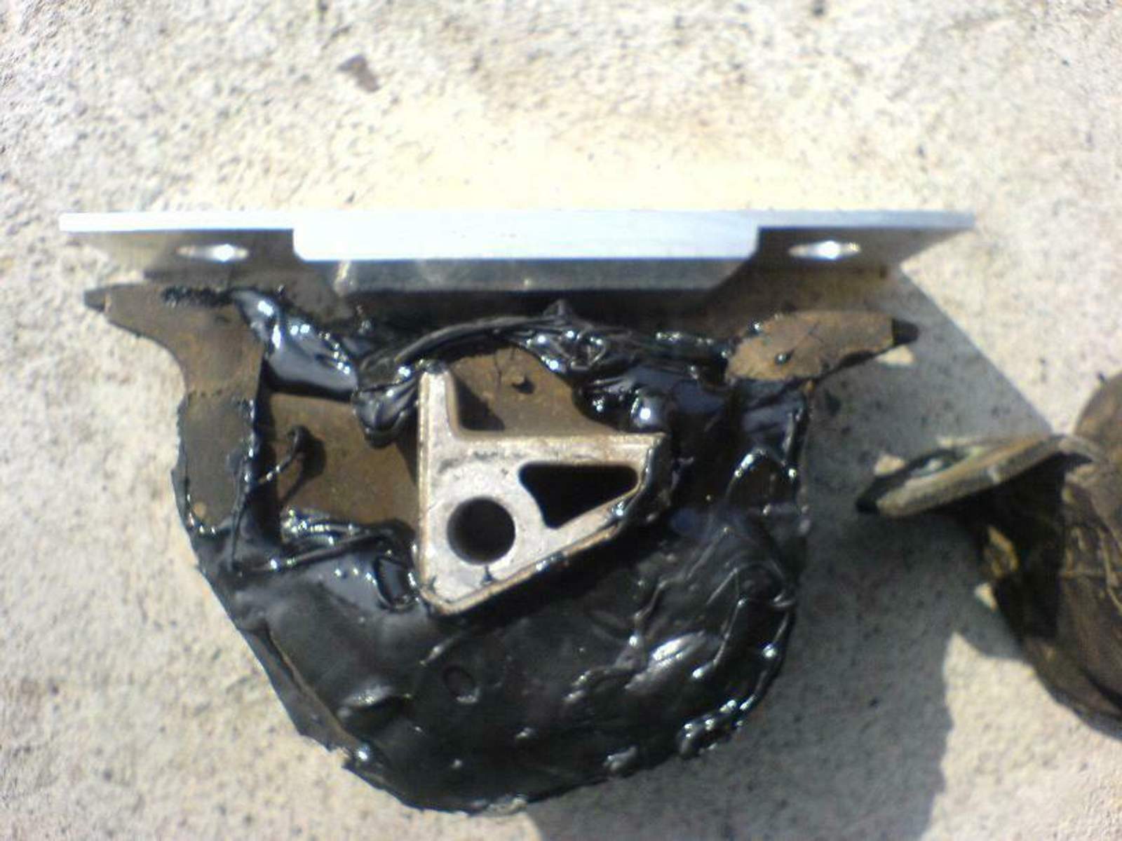 Motorhalter & Antinikplatte