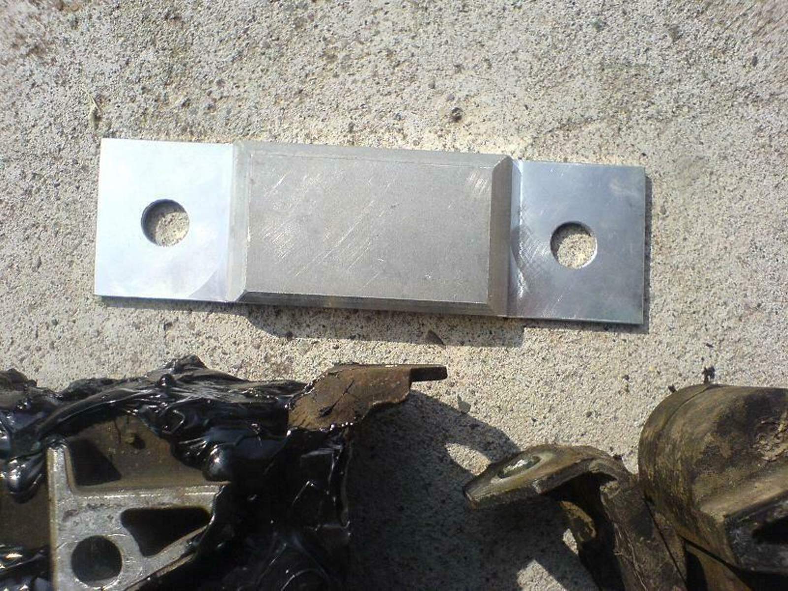 Motorhalter & Antinickplatte