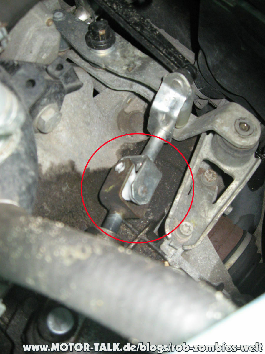 Austausch der Schaltumlenkung