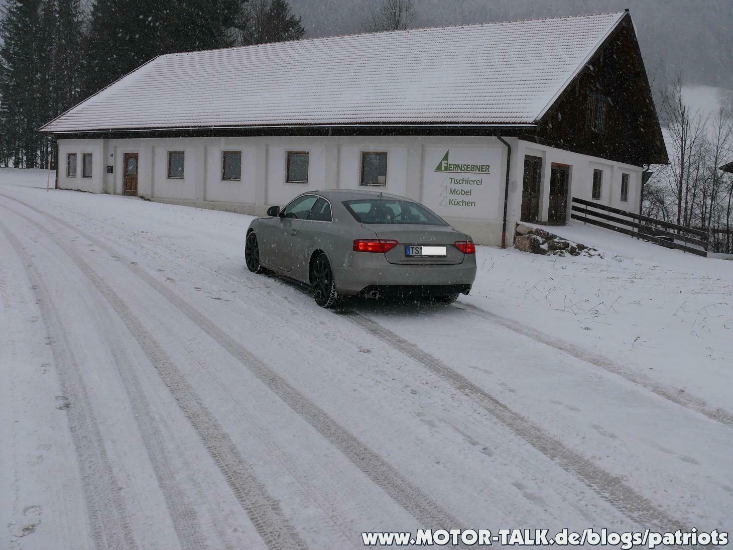 Der A5 im Schnee = Spaß!