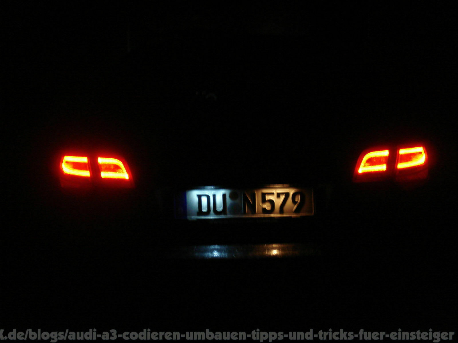 LED Kennzeichenbeleuchtung - was für einen BWM gut ist, kann für meinen A3 nicht schlecht sein.