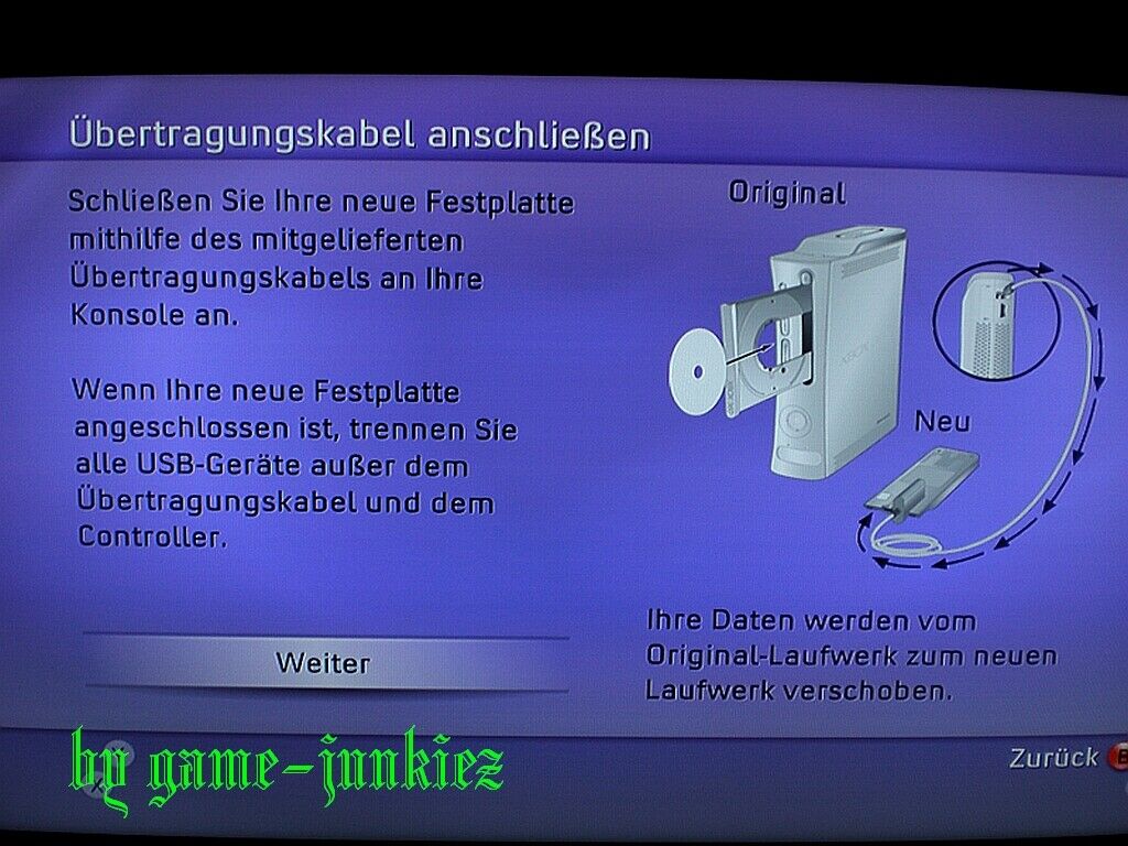 XBox 360 - Von der Platte auf die Platte