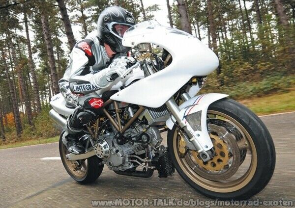 V-Einzylinder-Ducati mit über 100PS - Ducati V-One